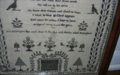 1834 Mourning Sampler
