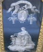 Souvenir frame with angels