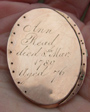 Back of bracelet clasp