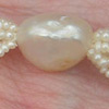 Pearl Necklace + Bracelet/ Close