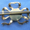 Bow brooch back