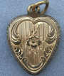 Heart Pendant Hair Back