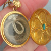 Turquoise Locket Open