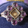 Amythest Ring Front