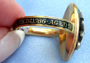 Fleur de Lis Mourning Ring