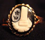 Cameo Mourning Ring