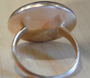 Cameo Mourning Ring Back