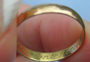 Charles I Mourning Ring Back