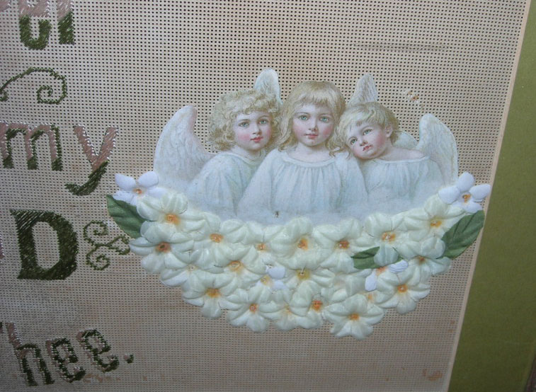 1915 Needlework Mourning Sampler - Art of Mourning