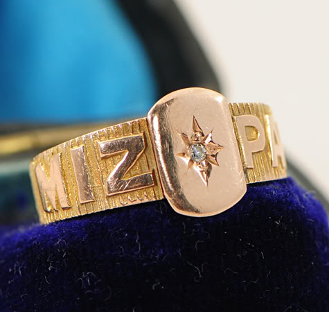 Mizpah Ring